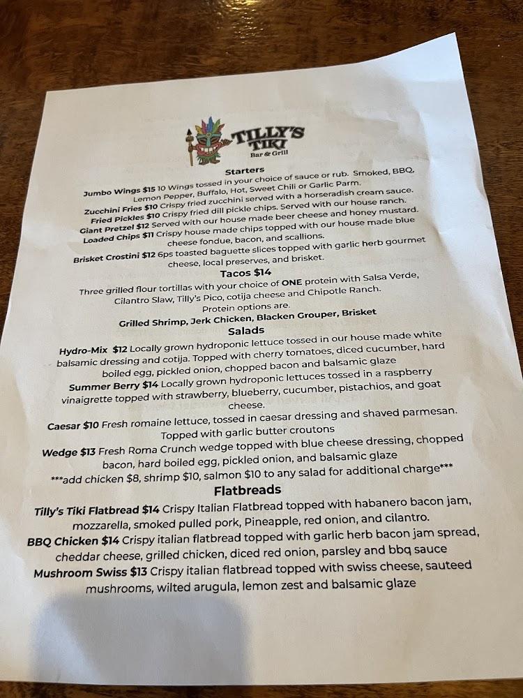 Tilly's Tiki Bar and Grill Jumbo Wings